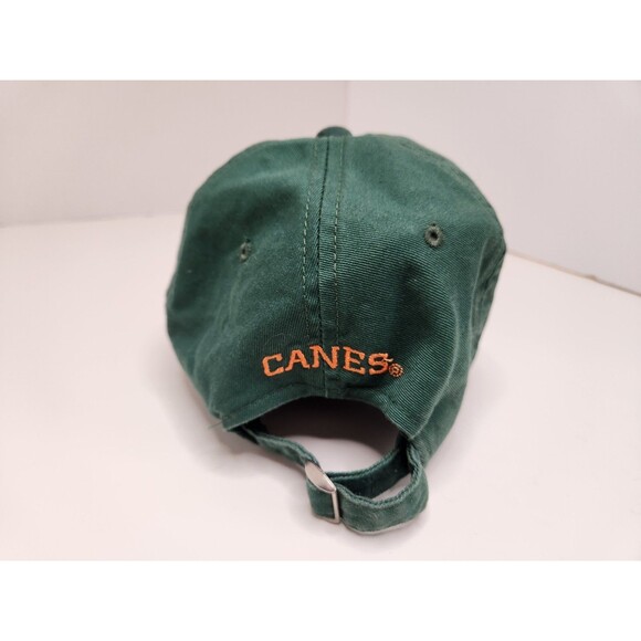 Miami Hurricanes Hat Cap Strap Back Green NCAA College Football‎ - Picture 3 of 7